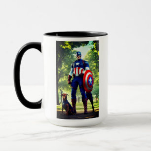 Caneca Design super-herói no copo