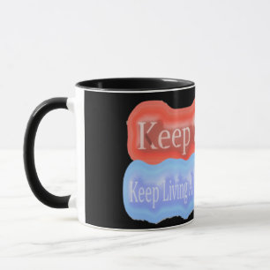Caneca Design Trabalho de arte Bonito Sobre "Continue Sor