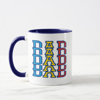 Caneca Designs vibrantes, Pais de café, Dia de os pais