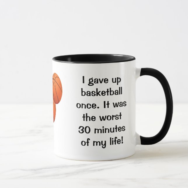 Caneca Desisti De Basquete Uma Vez (Direita)