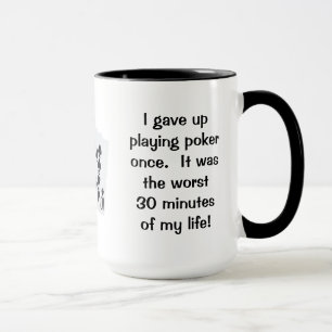 Caneca Desisti De Poker Uma Vez