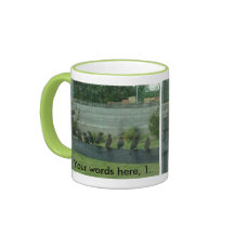 Despeja pássaros em um trilho Suas palavras Mugs