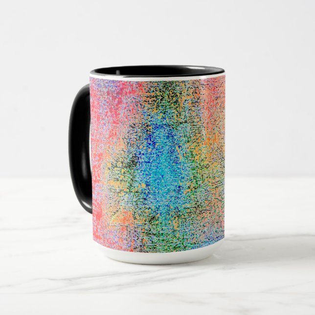 Caneca Despredação das cores (Frente Esquerda)