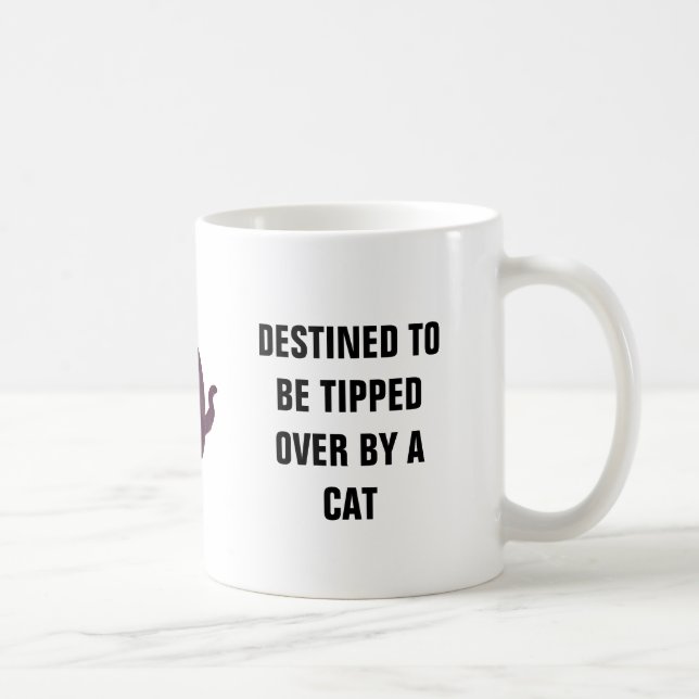 Caneca Destinado para ser derrubado sobre pelo gato (Direita)