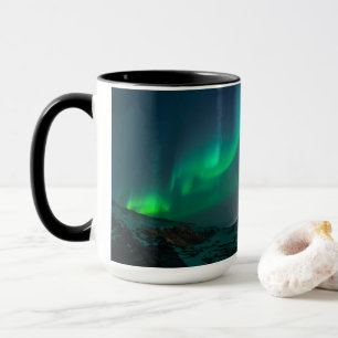 Caneca Destino do destino da aurora boreal de Borealis da