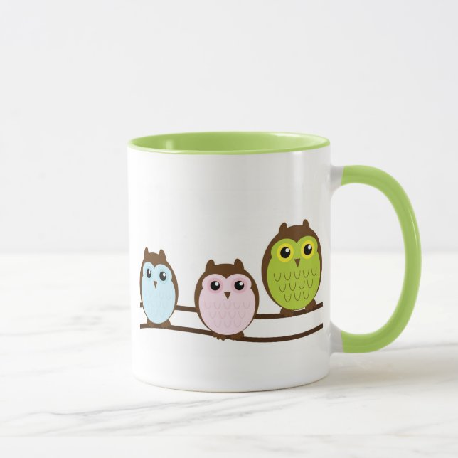 Caneca Destiny Coruja Chic Moda Classe Fofa (Direita)