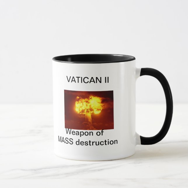 Caneca Destruição maciça do vaticano II (Direita)