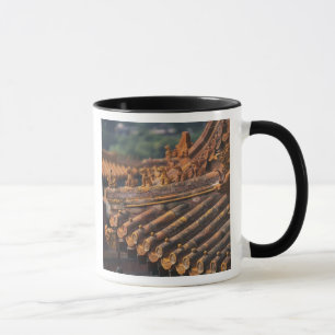 Caneca Detalhes arquitetônicos na Cidade Proibida,