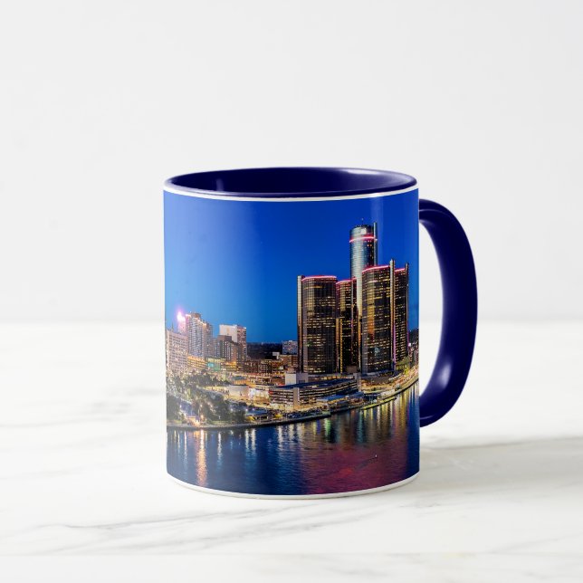 Caneca Detroit Twilight Mug (Frente Esquerda)