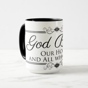 Caneca Deus abençoe nossa casa