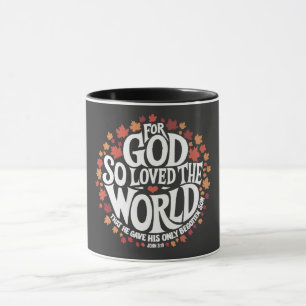 Caneca Deus Amou Tanto o Mundo