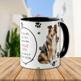 Caneca Deus Criou o Cachorro Collie