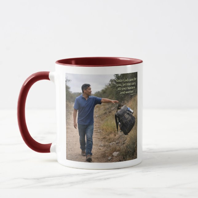 Caneca Deus cuida de você (Esquerda)