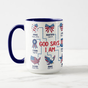 Caneca Deus Diz Que Eu Sou Seu Filho