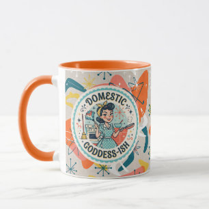 Caneca Deusa Doméstica-ish   Sarcasmo Engraçado