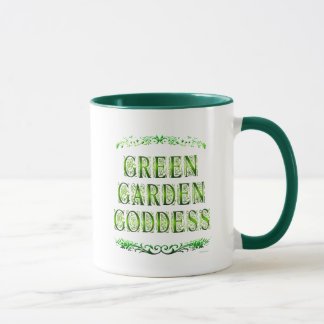 Caneca Deusa Verde do Jardim Dizendo Mug de Café