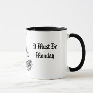 Caneca Deve ser segunda-feira