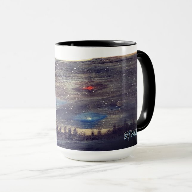 Caneca DG Pinturas Floresta Cósmica  (Frente Esquerda)