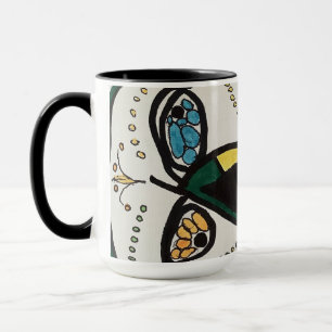 Caneca Dia Cubista da Maçã do Crânio Morta