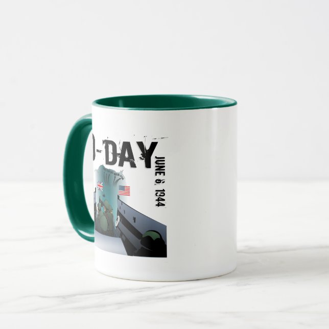 Caneca DIA D 6 de junho de 1944 (Frente Esquerda)