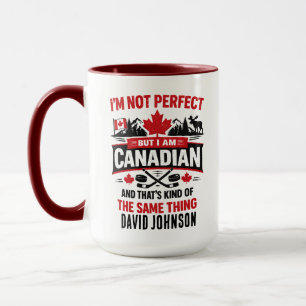 Caneca Dia da Bandeira do Canadá Personalizado   Canadens