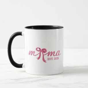 Caneca Dia da Mãe do Arco Rosa Quente Est 2025