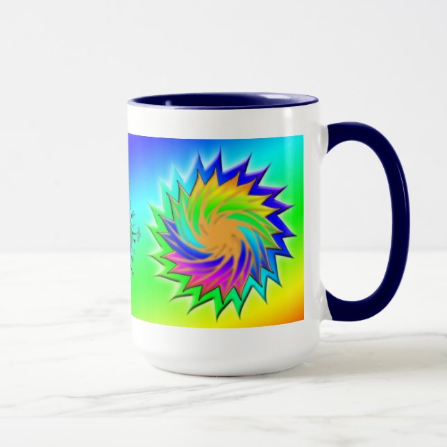 Caneca Dia da Terra ~ Explosão Solar (Direita)