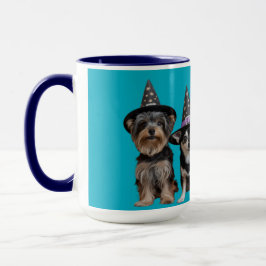 Caneca Dia das Bruxas Cachorro Fofo