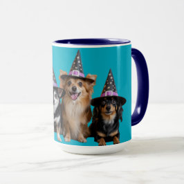 Caneca Dia das Bruxas Cachorro Fofo