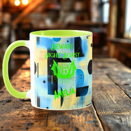 Caneca Dia das Bruxas Personalizado - Noite da Morcego Ve