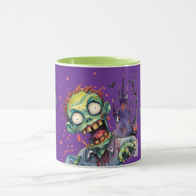 Caneca Dia das Bruxas, Zumbi, Grito do Castelo Roxo , (Centro)