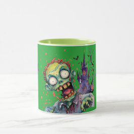 Caneca Dia das Bruxas, Zumbi, Grito do Castelo Roxo ,