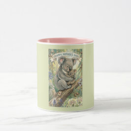 Caneca Dia das Mães Coala com o filhote