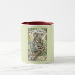 Caneca Dia das Mães Coala com o filhote