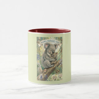 Caneca Dia das Mães Coala com o filhote