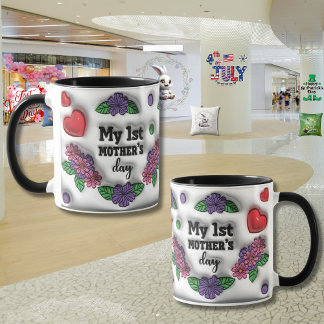 Caneca Dia das Mães "Efeito 3D"