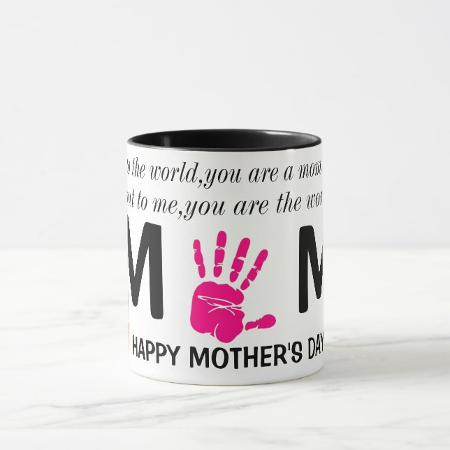 Caneca Dia das Mães Imprimível (Centro)