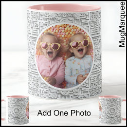 Caneca Dia das Mães Mamãe, Padrão Moderno de Luxo C555 Fo