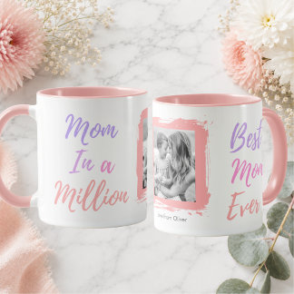 Caneca Dia das Mães Melhor Mãe de Todos os Tempos Foto Ro