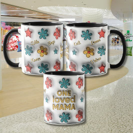 Caneca Dia das Mães Personalizado "Efeito 3D"