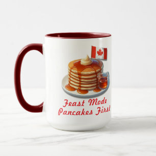 Caneca Dia de Ação de Graças ao Humor Canada Engraçado Pa