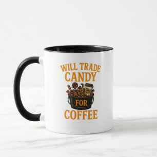 Caneca Dia de as Bruxas engraçado Café Mug