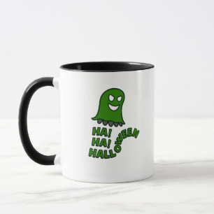 Caneca Dia de as Bruxas engraçado Ghost Mug