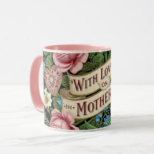 Caneca Dia de as mães com amor