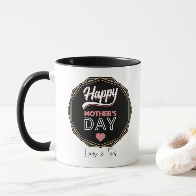 Caneca Dia de as mães Feliz (Com Donut)