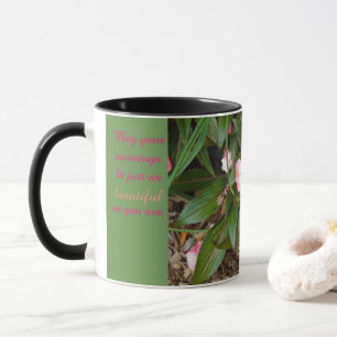 Caneca Dia de as mães feliz: Flor Mug