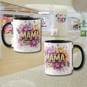 Caneca Dia de as mães Mug "Jardim do Amor"
