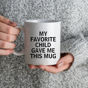 Caneca dia de as mães Oferece, Minha Criança Favorita M
