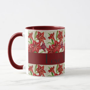 Caneca Dia de as mães Vermelho
