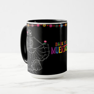 Caneca Dia De Los Muertos